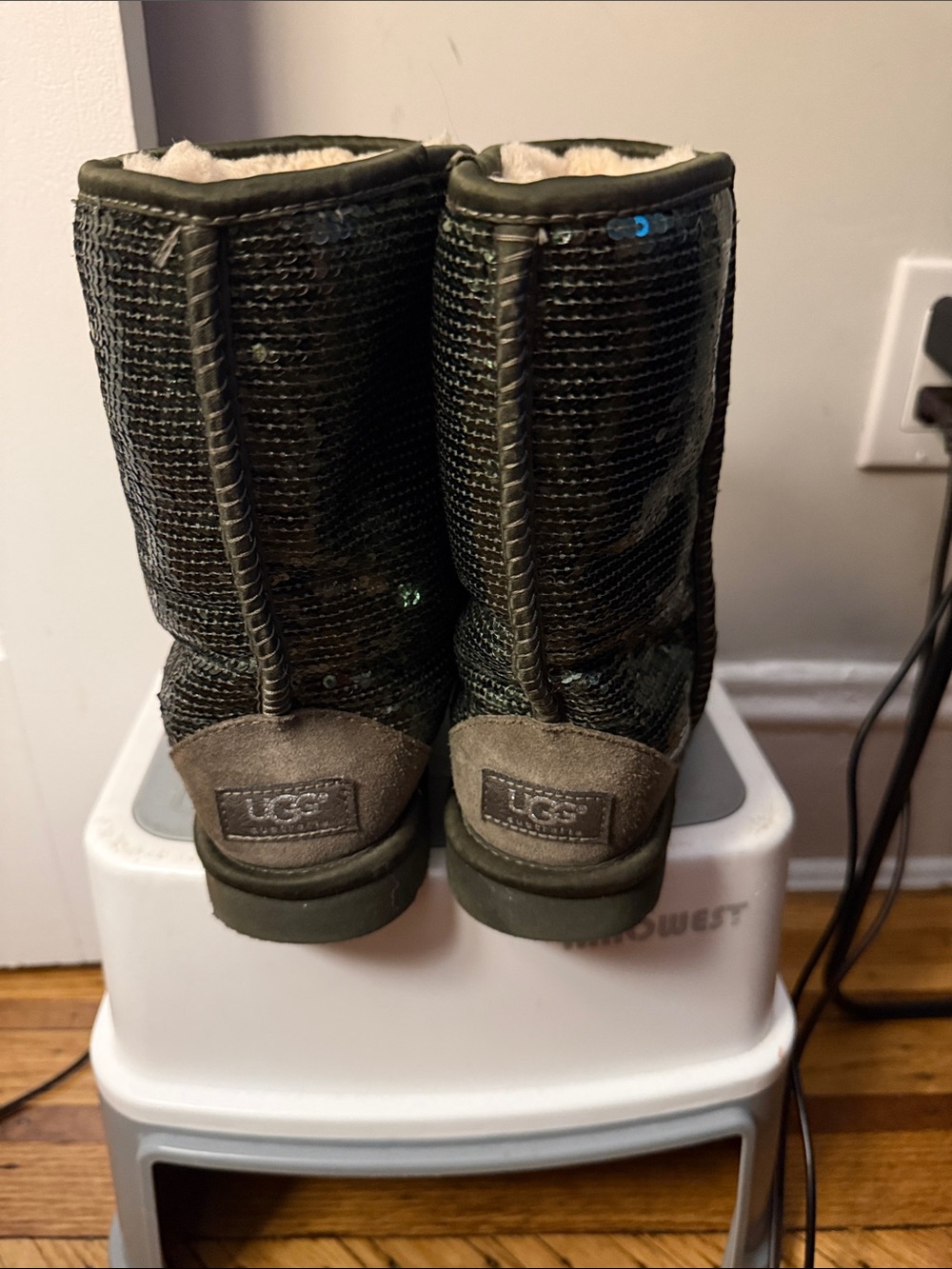 UGG Kids Olive Sequin Mid-Calf Boots